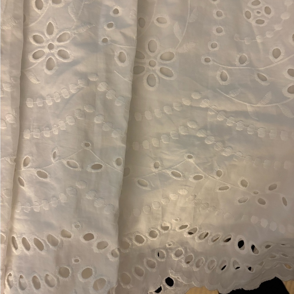 Banana Republic Ivory Eyelet Skirt - Picture 4 of 4